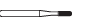 Carbides Great White Gold Series STRAIGHT FISSURE ROUND END 15062