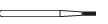 Carbides Great White Gold Series STRAIGHT FISSURE SURGICAL LENGTH 18220-5
