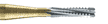 Carbides Great White Gold Series STRAIGHT FISSURE SURGICAL LENGTH
